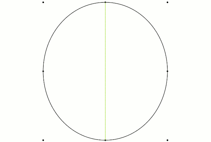 Cross section shape change via ellipse factor