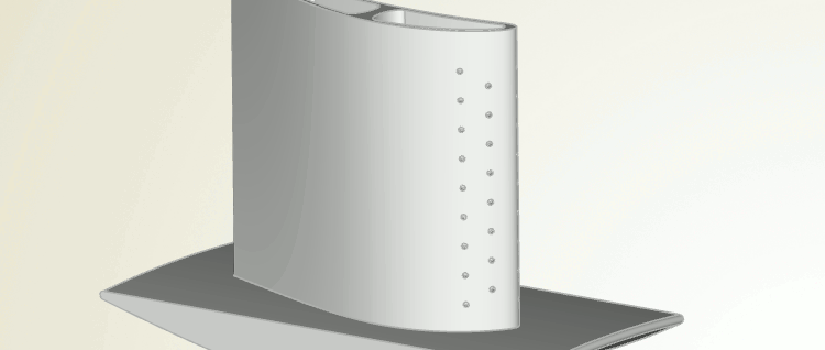 turbine blade cooling hole number