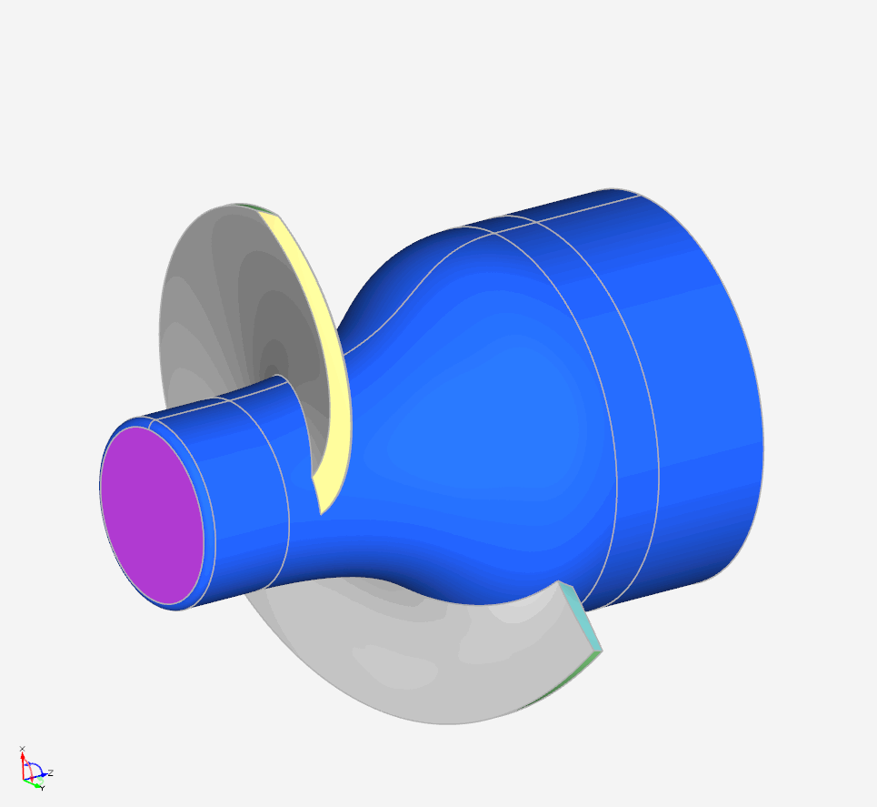 turbopump inducer meridional contour variation
