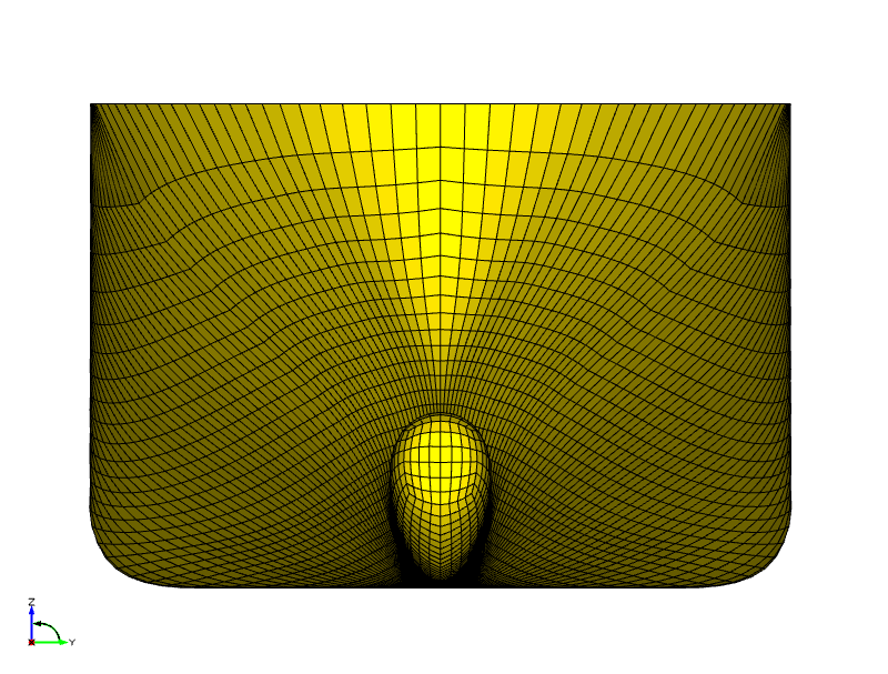 Parametric Model Ro Pax front