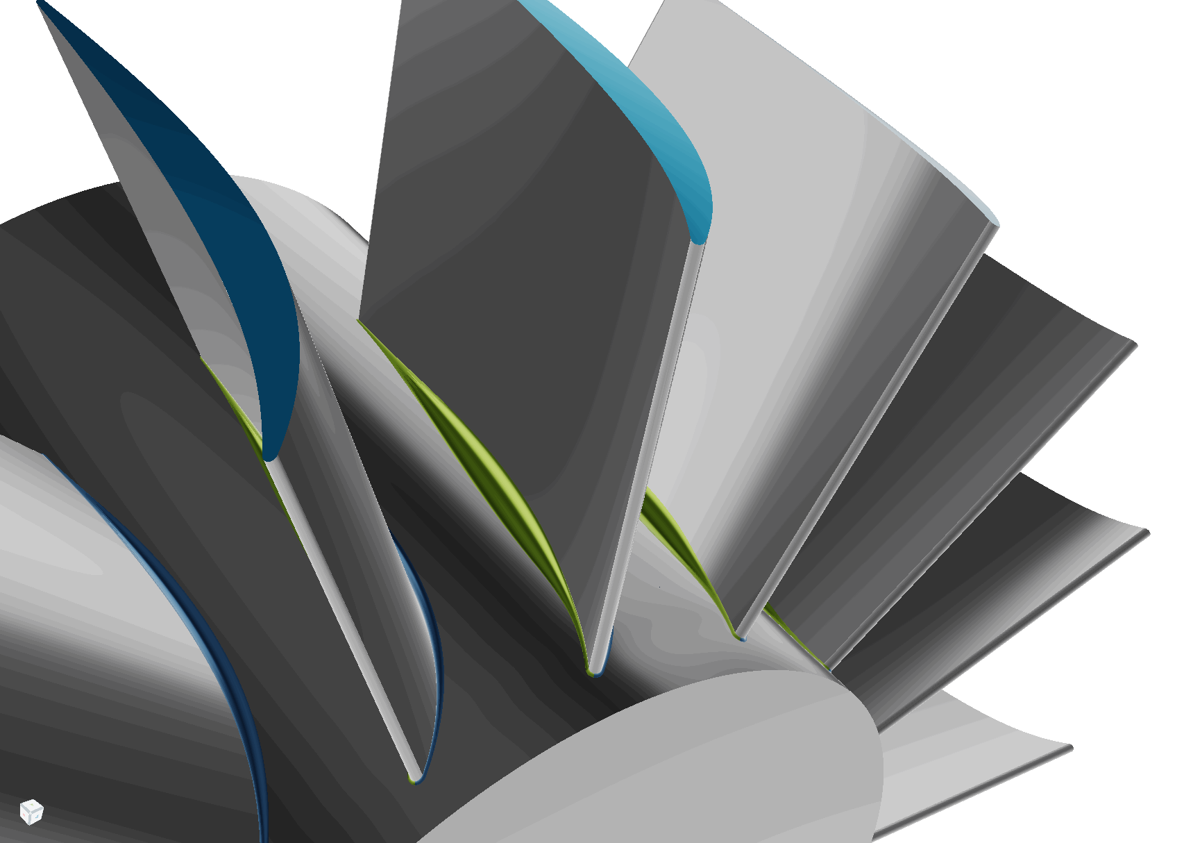 Variable radius root fillet
