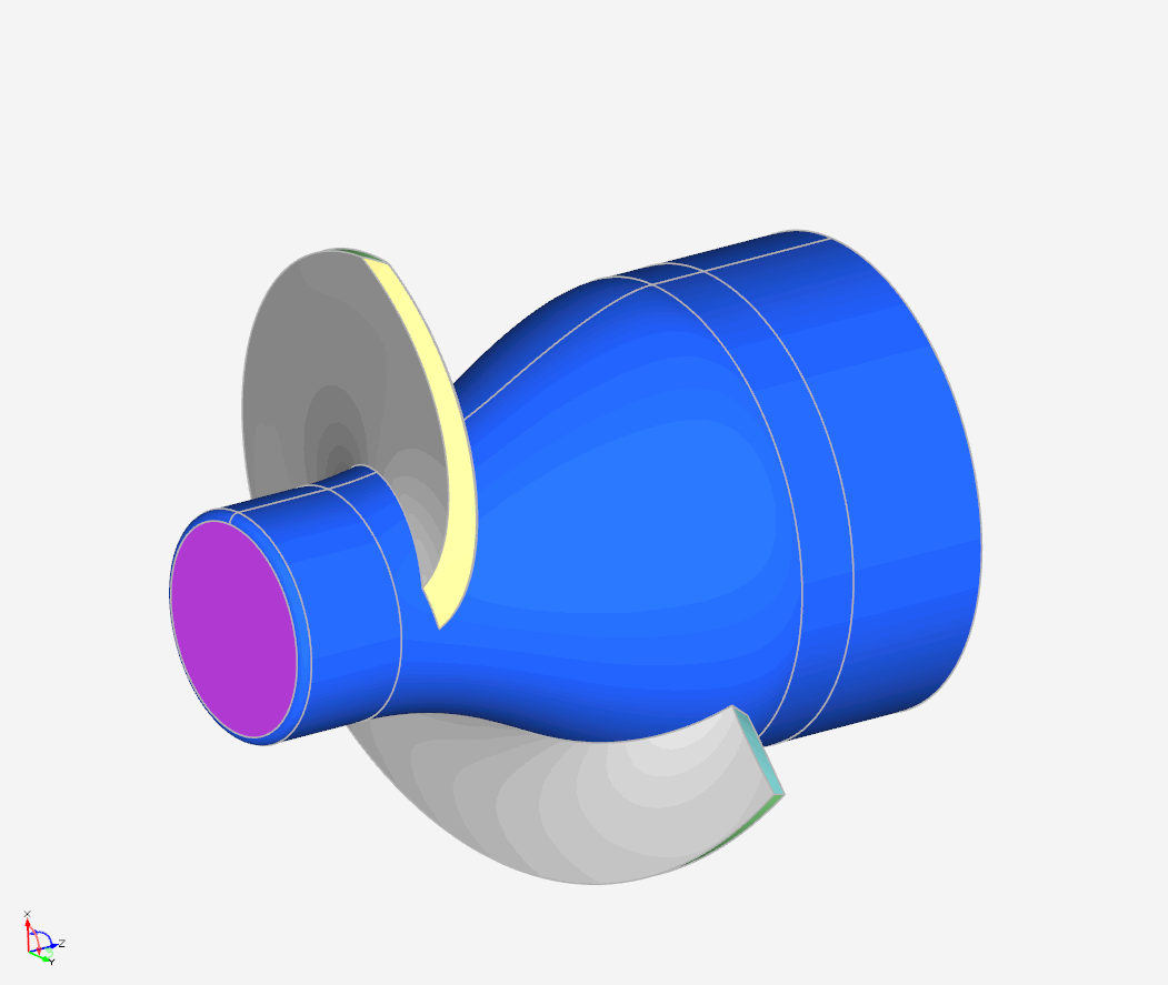 Sensitivity approach turbopump inducer geometry VAR dtheta