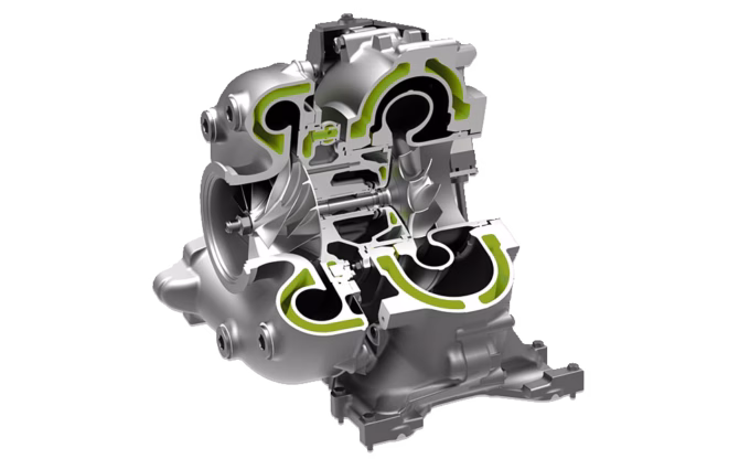 855 MTU ETC 03 Section Turbocharger