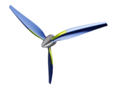 Propeller with Anti-Icing Edge