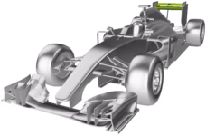 F1 Car Rear Wing