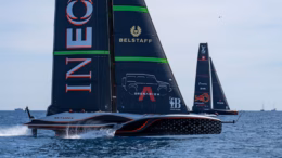 September 16, 2024. Louis Vuitton Cup, Semi Finals Race Day 3.  ALINGHI RED BULL RACING, INEOS BRITANNIA