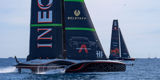 September 16, 2024. Louis Vuitton Cup, Semi Finals Race Day 3.  ALINGHI RED BULL RACING, INEOS BRITANNIA