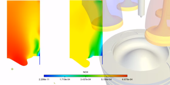 piston bowl design and optimization using CAESES and CONVERGE