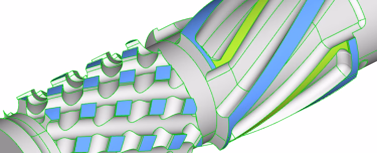 shear head polymer injection moulding