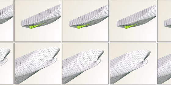 ship hull form variation