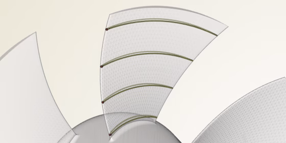 caeses blade sections axial fan