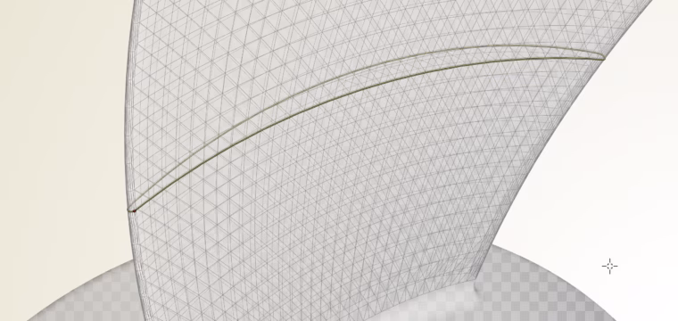 Intersection curve based on the STL data