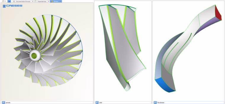 CFD optimization software fluid domain