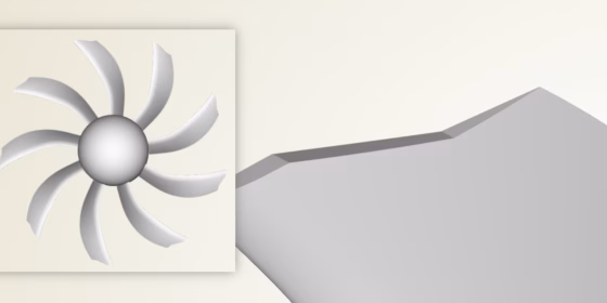 axial fan noise reduction CAESES