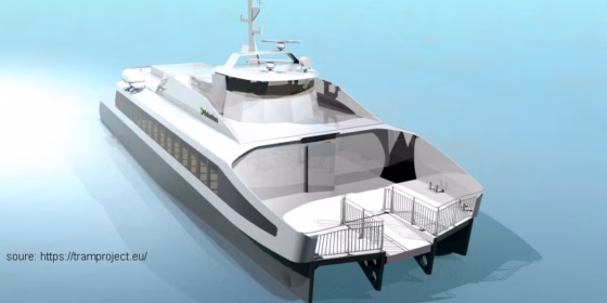 tram passenger ferry catamaran