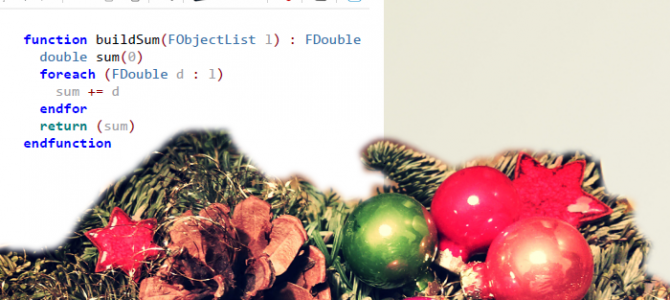 Christmas Gift: Effective Feature Programming