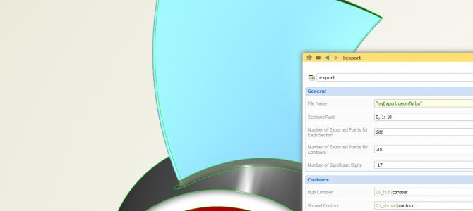 GeomTurbo Export for Blade Designs