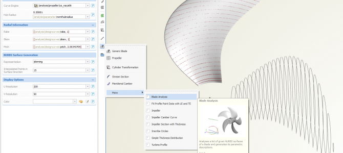 Blade Analysis for Propellers