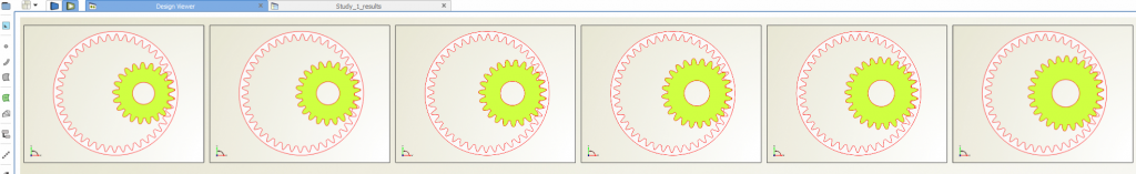 Comparison of design candidates