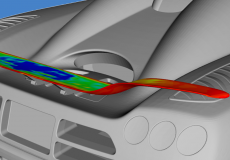 Direct Coupling of Parametric CAD and Adjoint CFD