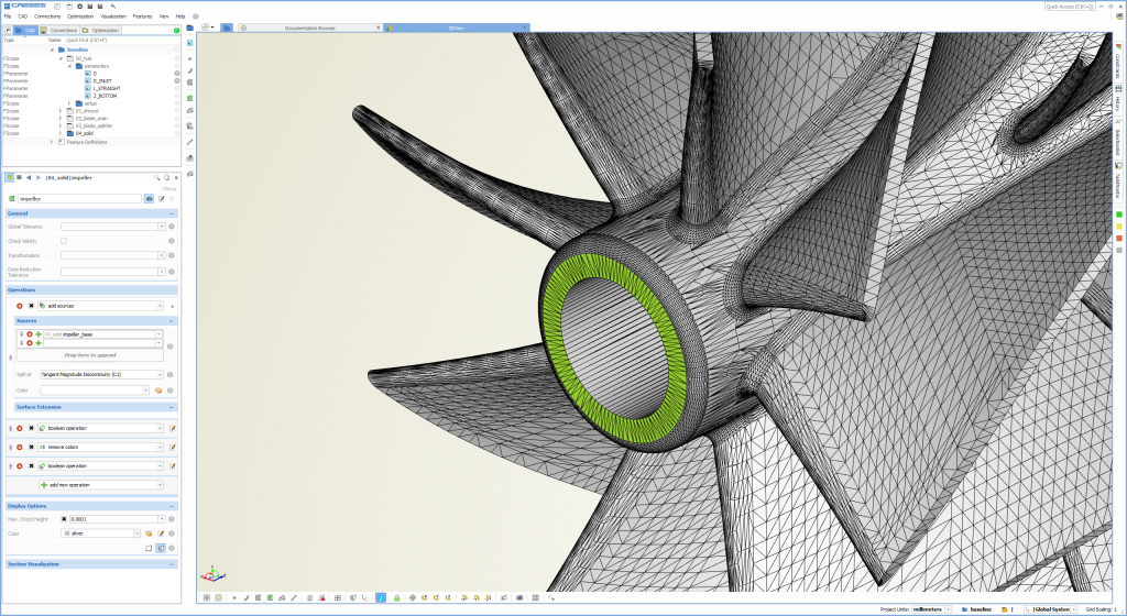 caeses robust geometry for cfd