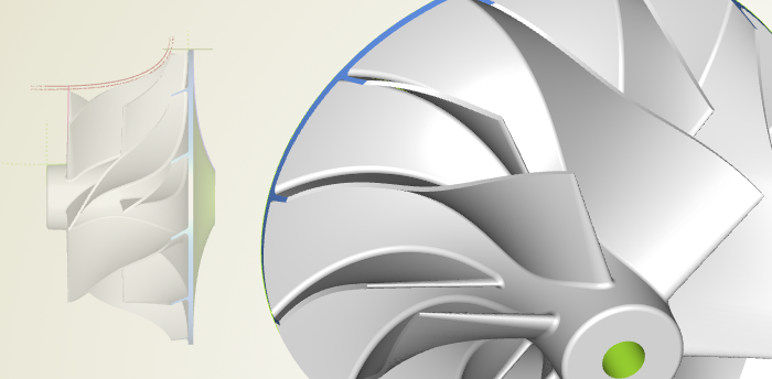 Blade sections and automated fitting for any type of rotating machinery