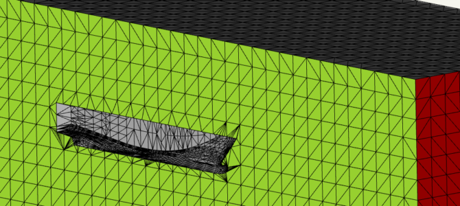 CFD Flow Domain for Ship Hulls from NAPA IGES Files