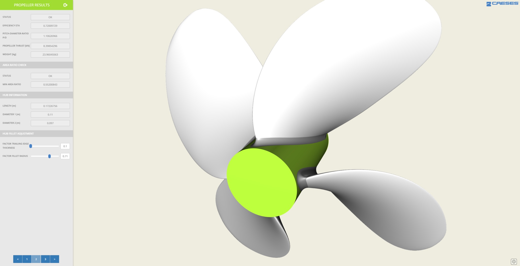 Geometry for the Design of Wageningen BSeries Propellers › CAESES