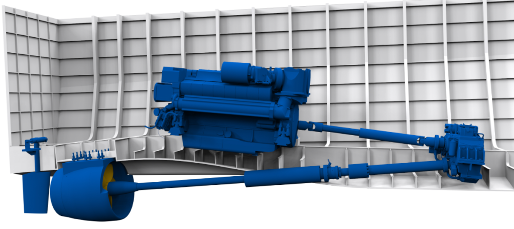 VOITH Linear Jet propulsion arrangement