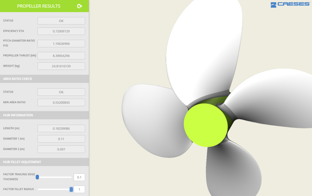 B-Series propeller app for geometry creation and download