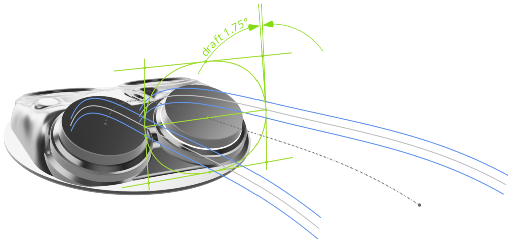 Intake Port Draft Angle