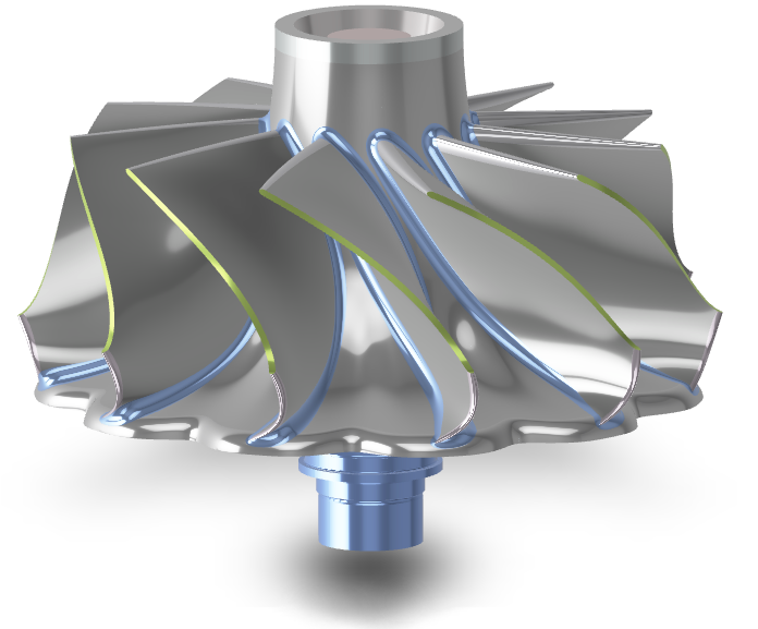 turbine impeller blade design
