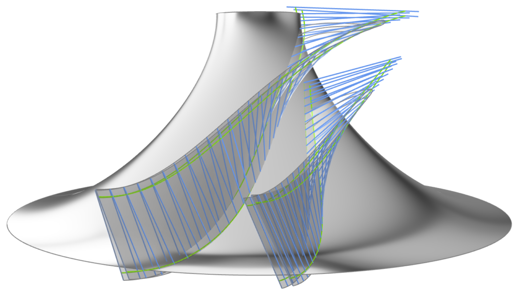 Manufacturing constraints for blade design