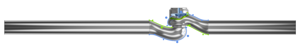 CFD Domain for Globe Valve Optimization