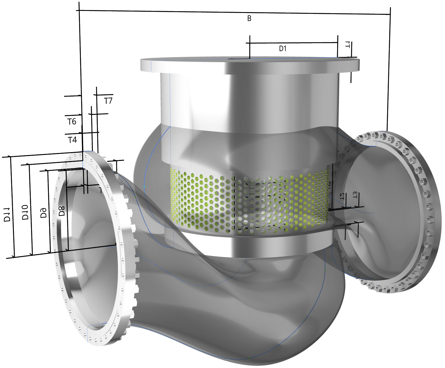 DN700 Control Valve