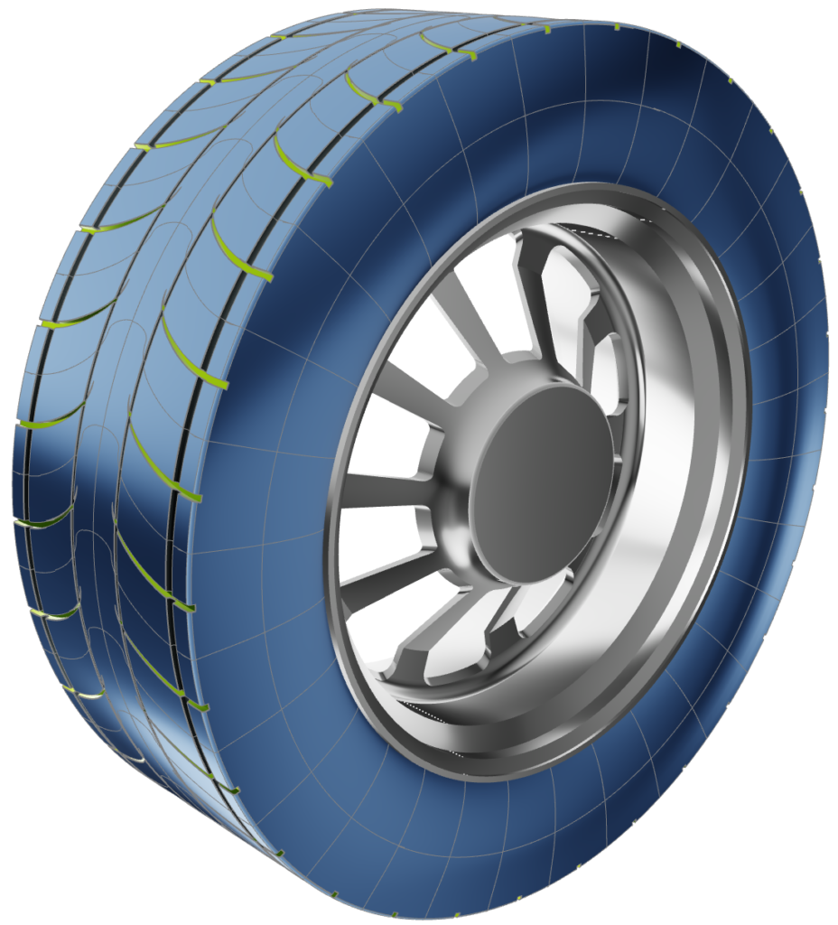 Parametric conventional tire
