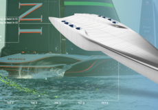 Data-Driven Design and Optimization of the INEOS Britannia AC75
